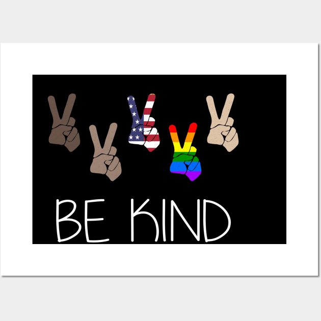 BE KIND Wall Art by kevenwal